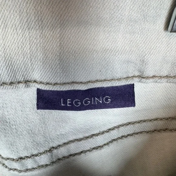 NYDJ Ankle Legging Jeans Womens Petite Color Block‎ Stretch Denim Sz 8P - Picture 6 of 11